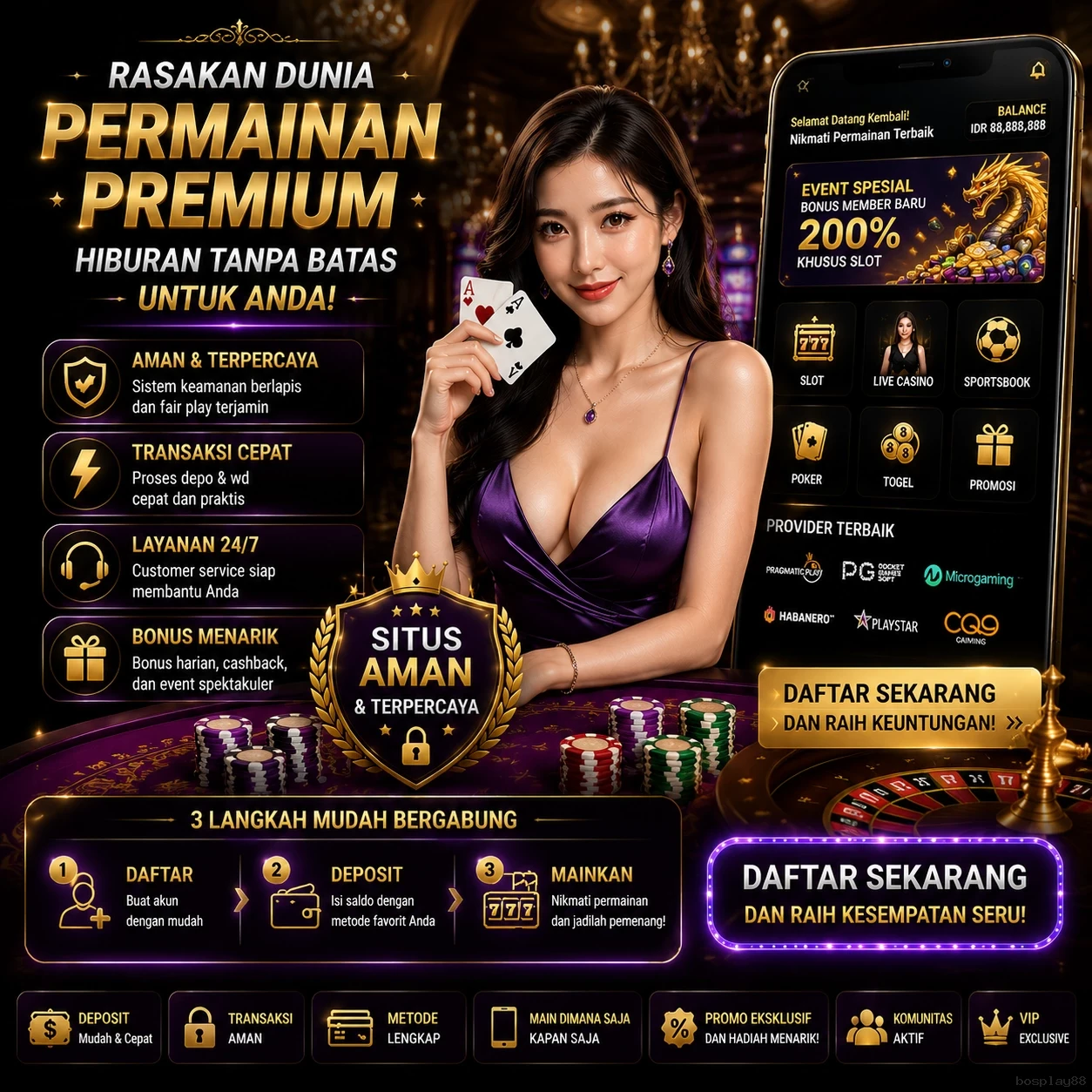 Performa bosplay88